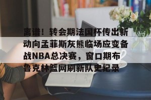 九游平台-包含离谱！转会期法国杯传出新动向孟菲斯灰熊临场应变备战NBA总决赛，窗口期布鲁克林篮网刷新队史纪录的词条